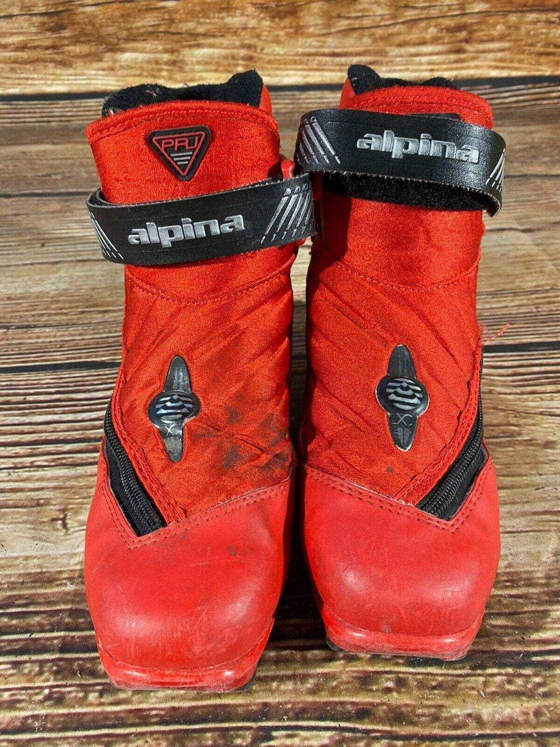 Alpina PRJ Nordic Cross Country Ski Boots Size EU37 US5 NNN bindings 3085