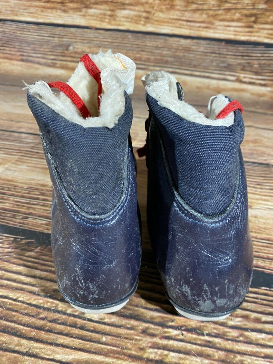 SALOMON Leather Nordic Cross Country Ski Boots Size EU38 US6 SNS profil 2236