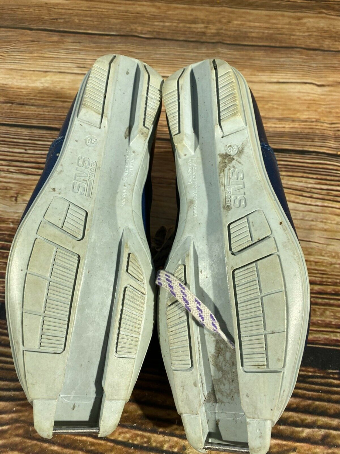 SALOMON 361 SR Nordic Cross Country Ski Boots Size EU38 US6 SNS profil 2216