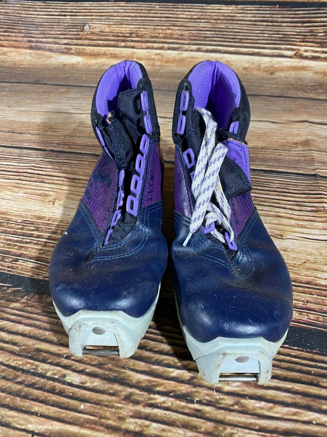 SALOMON 361 SR Nordic Cross Country Ski Boots Size EU40 US7.5 SNS profil 2427