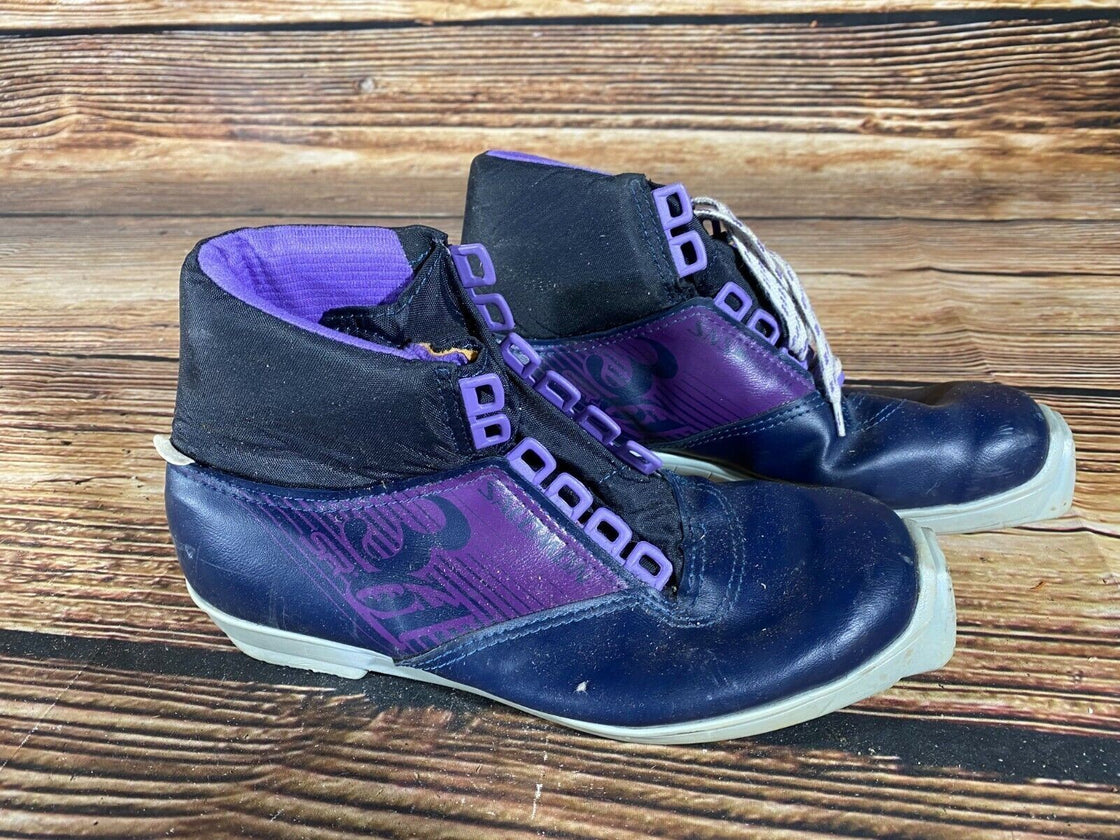 SALOMON 361 SR Nordic Cross Country Ski Boots Size EU40 US7.5 SNS profil 2427