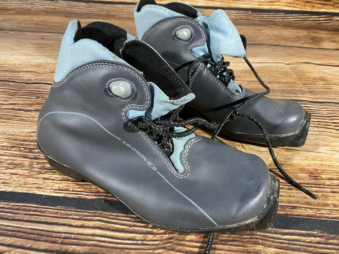 SALOMON Nordic Cross Country Ski Boots Size EU38 US6.5 SNS profil 2372