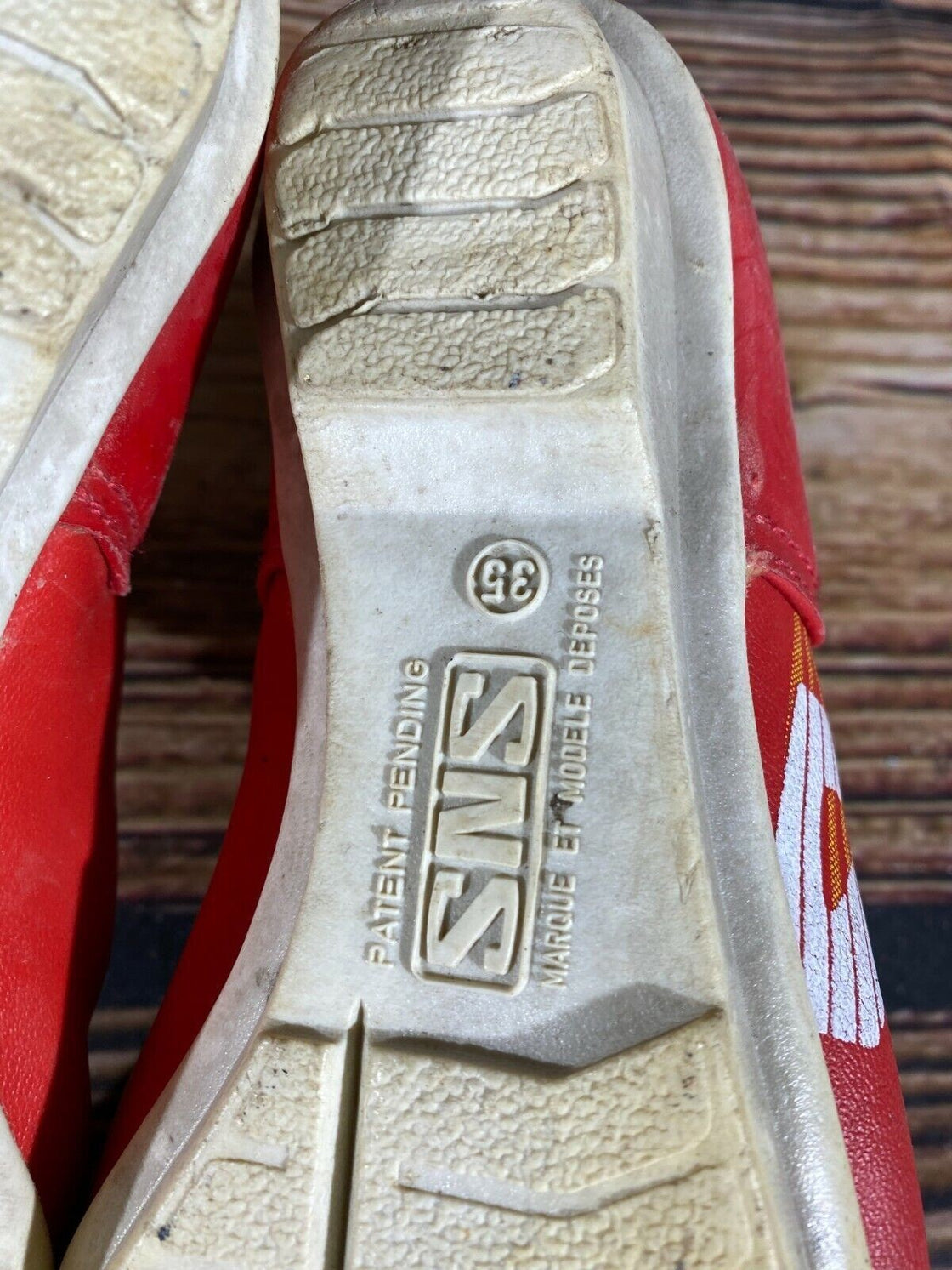 SALOMON SR101 Nordic Cross Country Ski Boots EU35 US3.5 Old SNS profile 1214