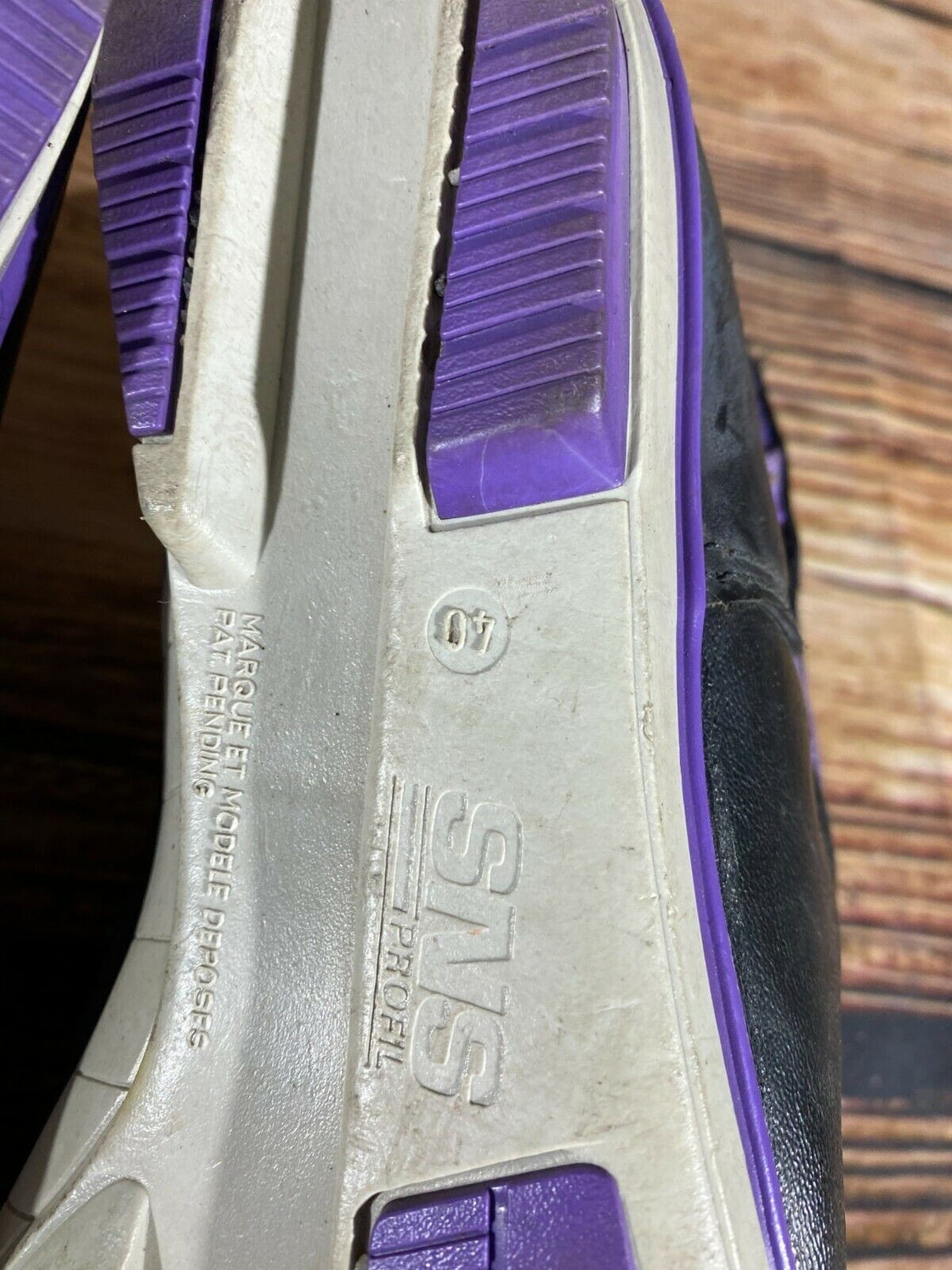 SALOMON SR611 Nordic Cross Country Ski Boots Size EU40 US7.5 SNS profil 2053