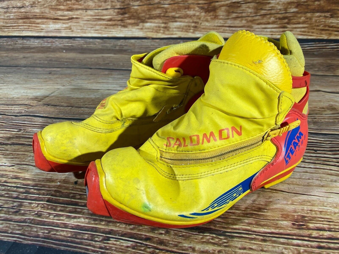 SALOMON Combi Nordic Cross Country Ski Boots Size EU37 US5 for SNS Profil 2429