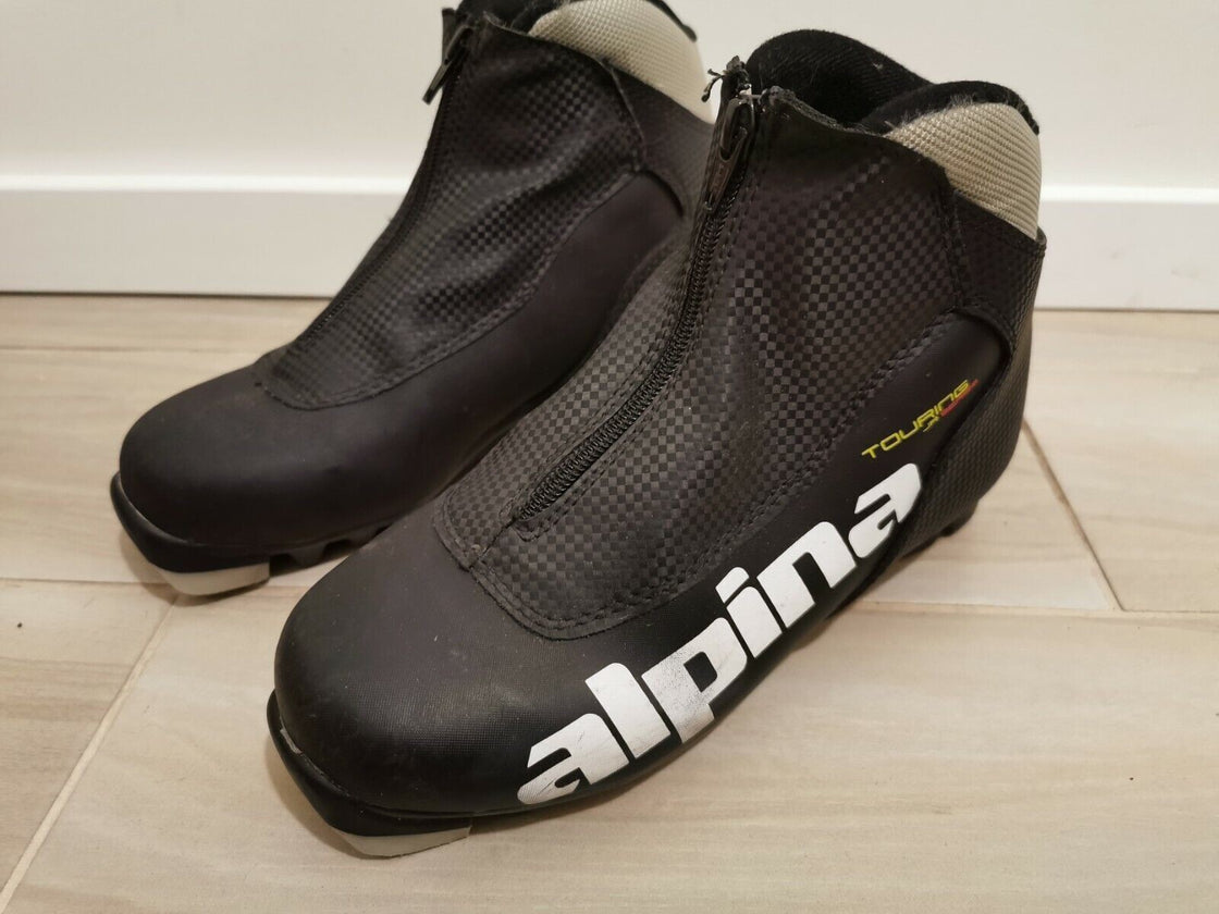 Alpina Touring JR Nordic Cross Country Ski Boots Size EU37 US5 NNN bindings 973