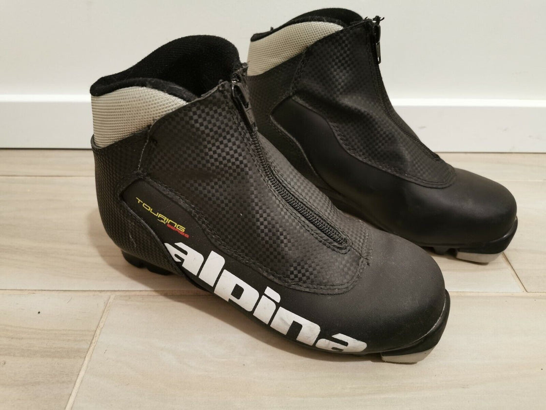 Alpina Touring JR Nordic Cross Country Ski Boots Size EU37 US5 NNN bindings 973