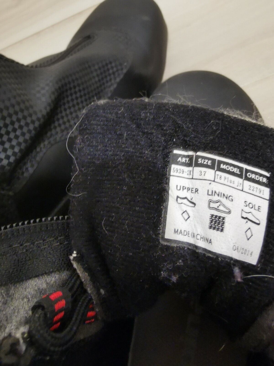 Alpina Touring JR Nordic Cross Country Ski Boots Size EU37 US5 NNN bindings 973