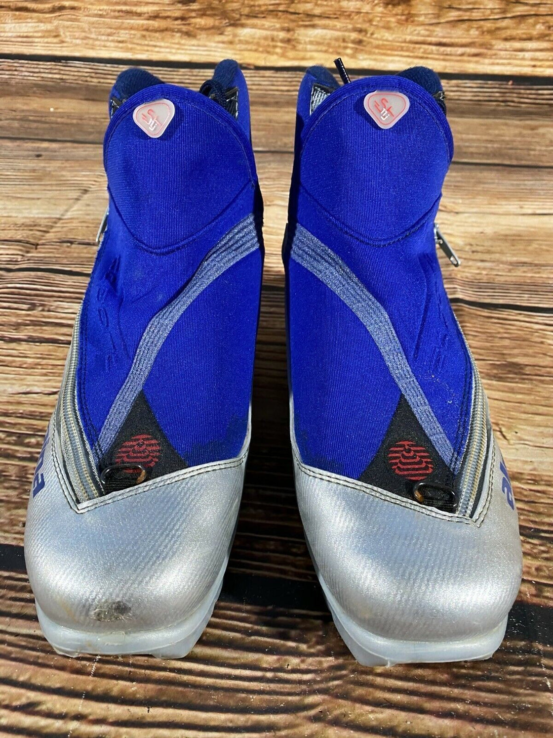 Alpina ST11J Nordic Cross Country Ski Boots Size EU40 US7.5 NNN bindings 714