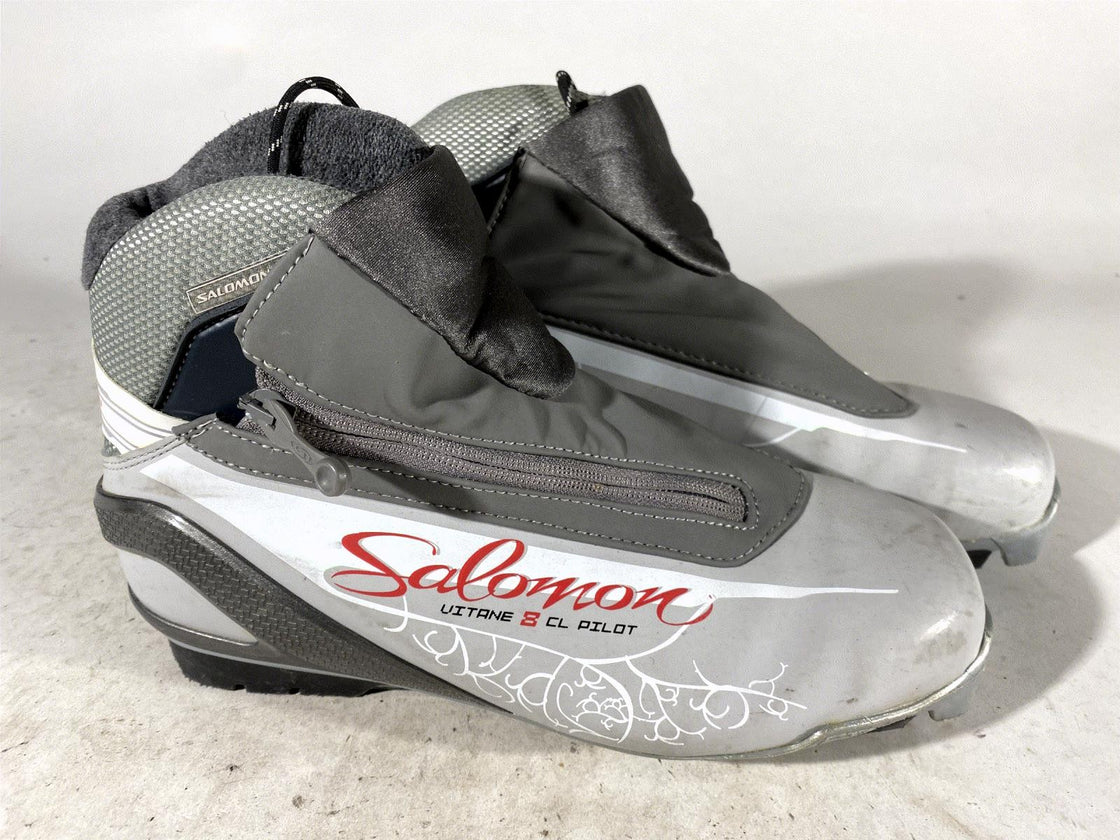 SALOMON Vitane Cross Country Ski Boots Size EU40 2/3 US8.5 for SNS Pilot 2046