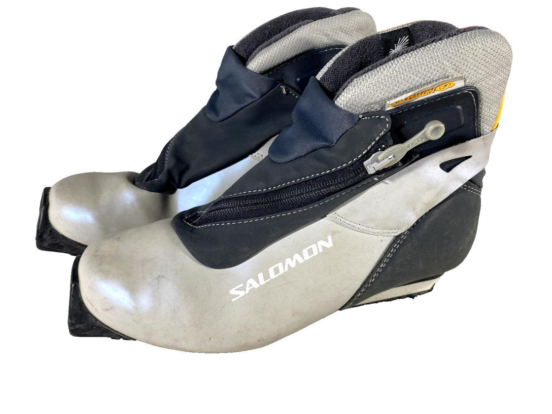 Salomon Classic Nordic Cross Country Ski Boots Size EU38 US6.5 SNS Profil 2241