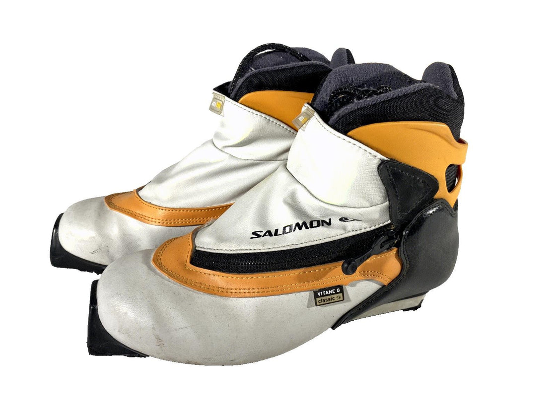 Salomon Classic Nordic Cross Country Ski Boots Size EU38 US6.5 SNS Profil 2424