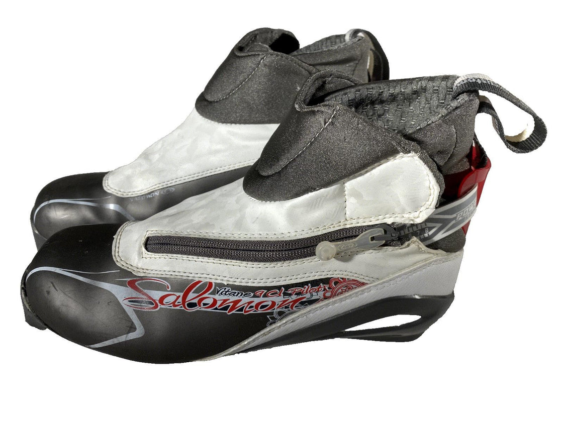 SALOMON Vitane Nordic Cross Country Ski Boots Size EU38 2/3 US7 SNS Pilot 2130