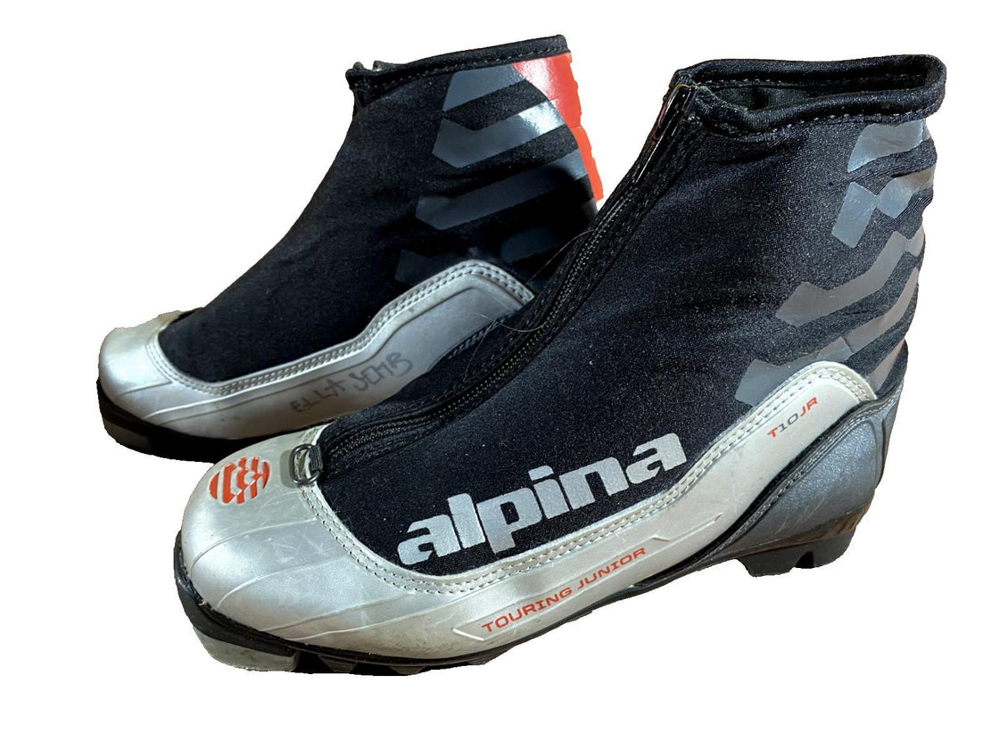 Alpina T10jr Nordic Cross Country Ski Boots Size EU35 US3.5 for NNN 856