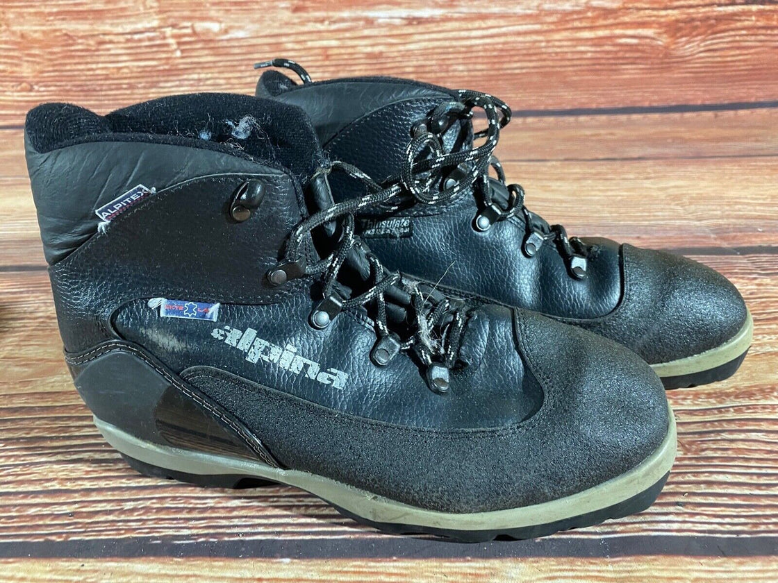 Alpina Back Country Nordic Cross Country Ski Boots Size EU43 US9.5 NNN BC 1805