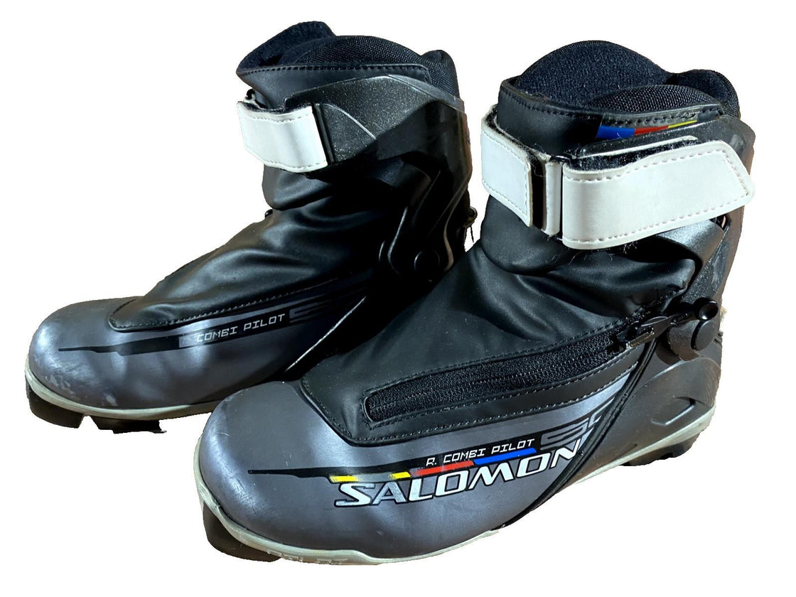 SALOMON R Combi Nordic Cross Country Ski Boots Size EU36 US4 SNS Pilot 2239
