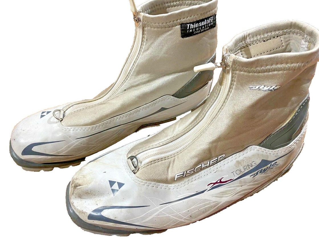 Fischer XC Touring Cross Country Ski Boots Combi Size EU39 US7 NNN 1414