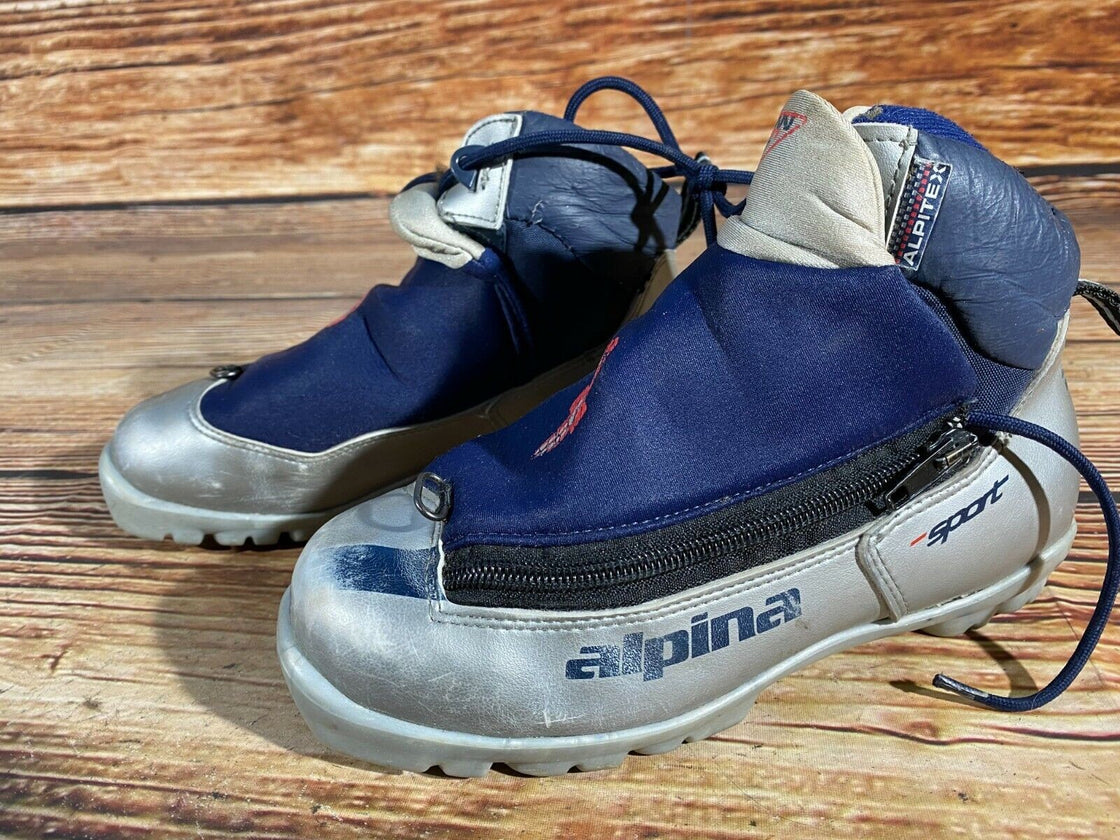 Alpina 311 Nordic Cross Country Ski Boots Size EU35 US3.5 NNN 2918