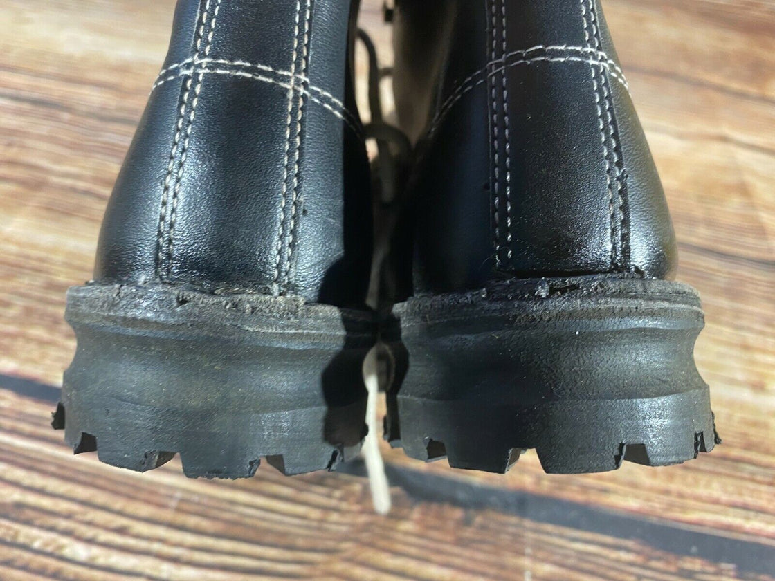 DALEX Vintage Cross Country Ski Boots EU38 US5.5 Kandahar Cable Bindings KL46