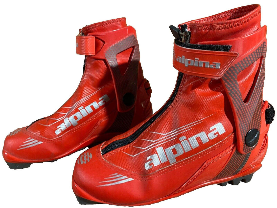 Alpina RJ Nordic Cross Country Ski Boots Size EU35 US4.5 for NNN 663