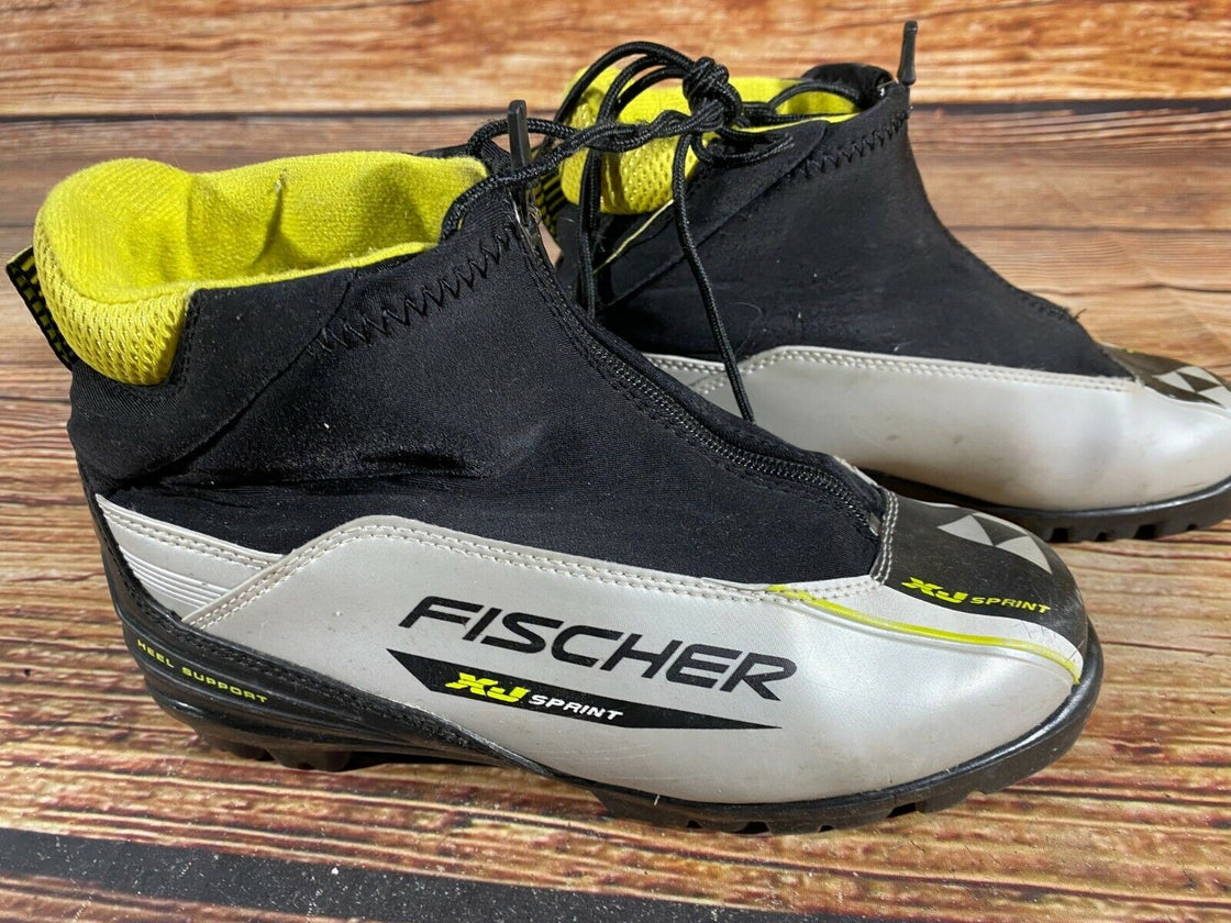 Fischer XJ Sprint Nordic Cross Country Ski Boots Size EU38 US6 NNN 1422