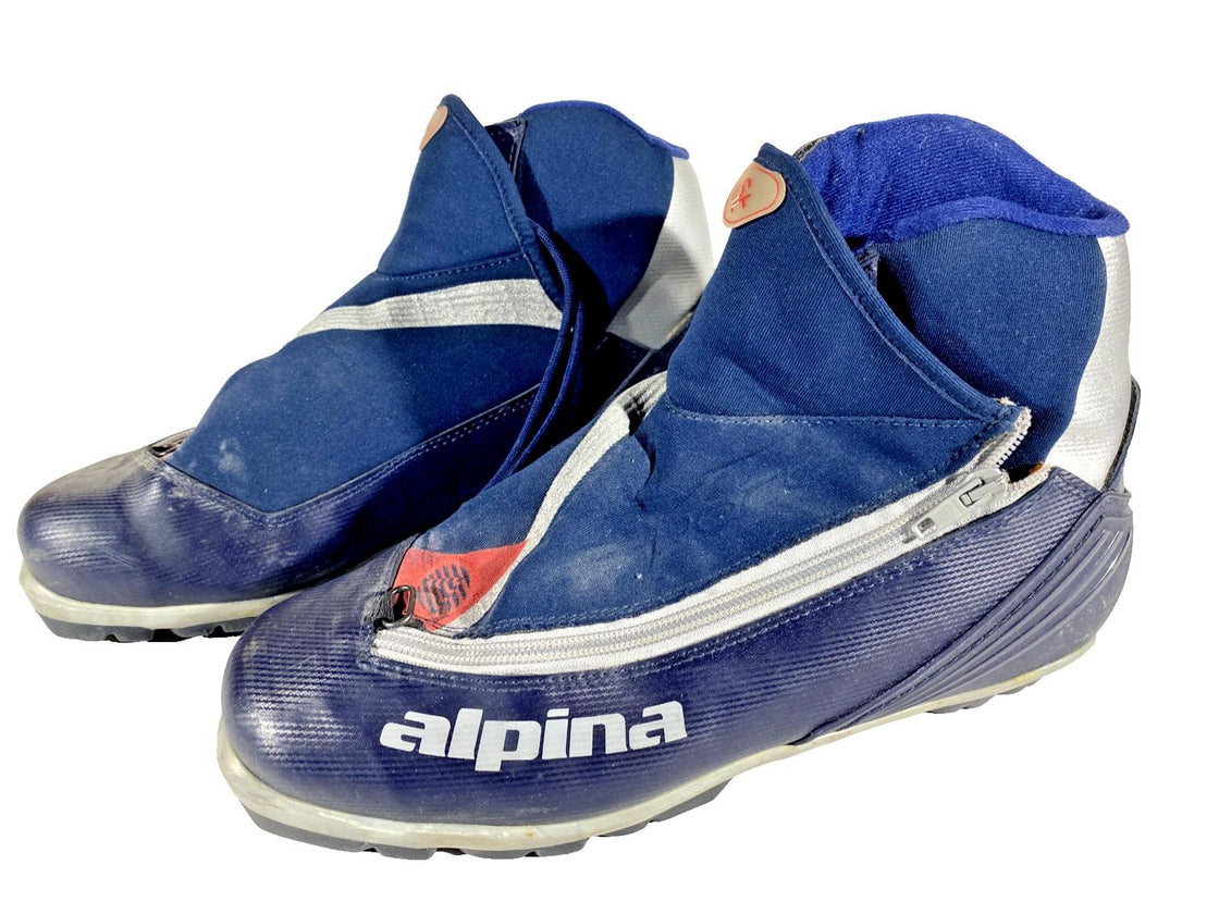 Alpina ST11 Nordic Cross Country Ski Boots Size EU44 US10.5 NNN 3048