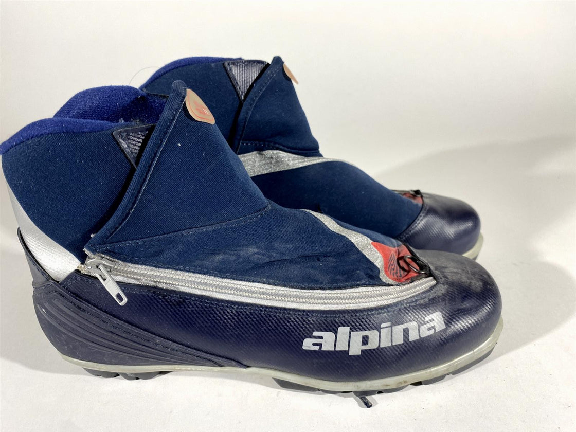 Alpina ST11 Nordic Cross Country Ski Boots Size EU44 US10.5 NNN 3048