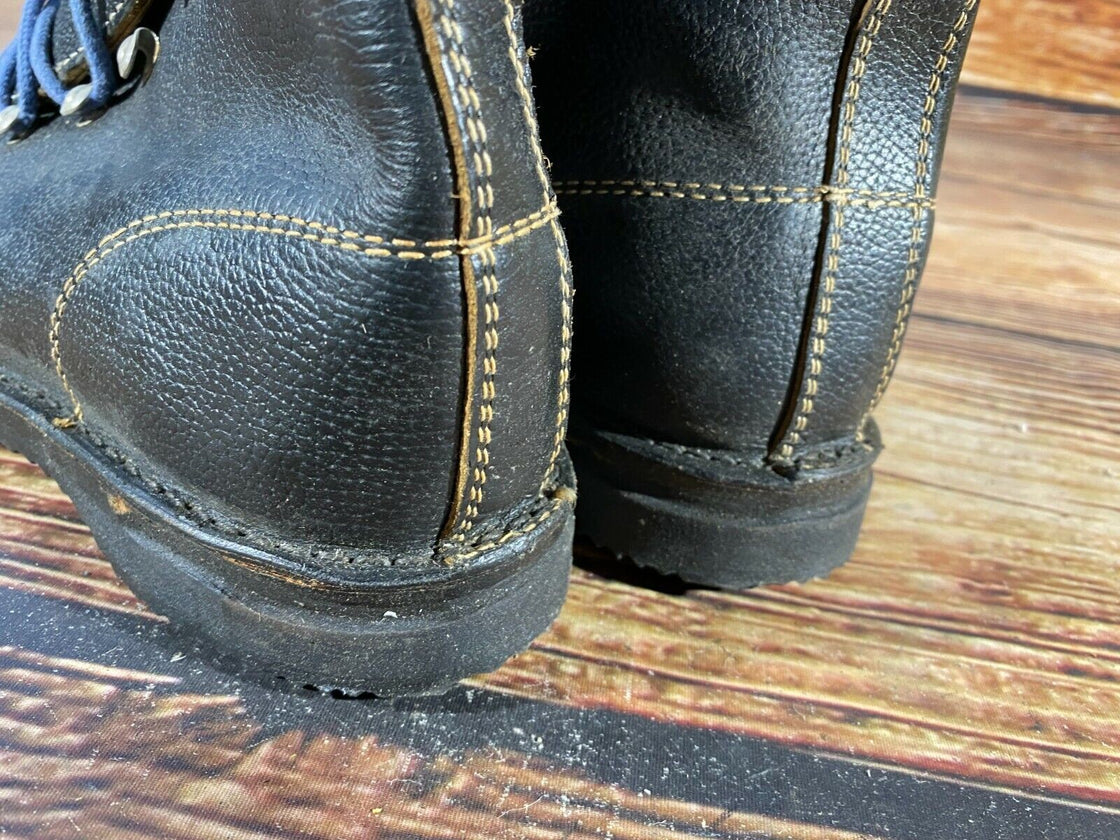 Vintage Nordic Cross Country Ski Boots Kandahar Cable Binding EU41 US7.5 KL17