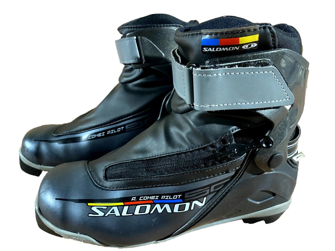 SALOMON Combi Nordic Cross Country Ski Boots Size EU36 2/3 US4.5 SNS Pilot 2238