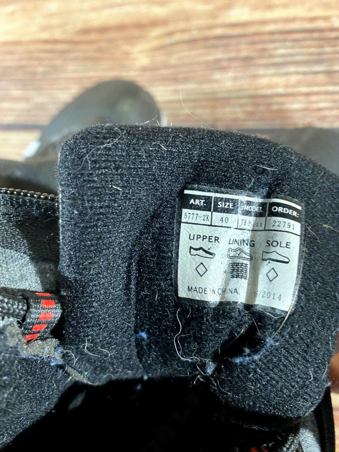 Alpina Touring Nordic Cross Country Ski Boots Size EU40 US7.5 for NNN 573