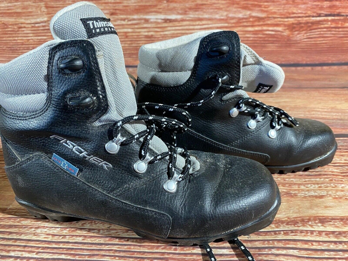 Fischer Nordic Classic Touring Cross Country Ski Boots Size EU40 US7.5 NNN 1464