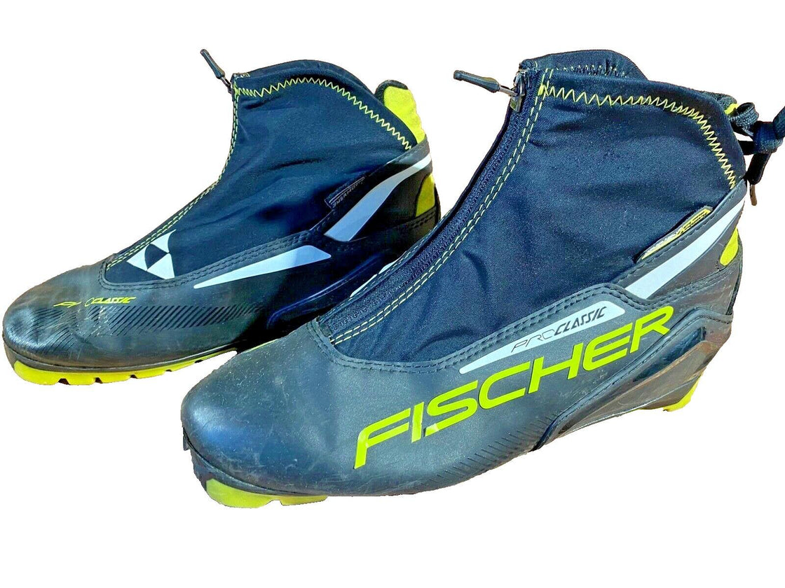 Fischer PRC Classic Nordic Cross Country Ski Boots Size EU39 US7 NNN 1536
