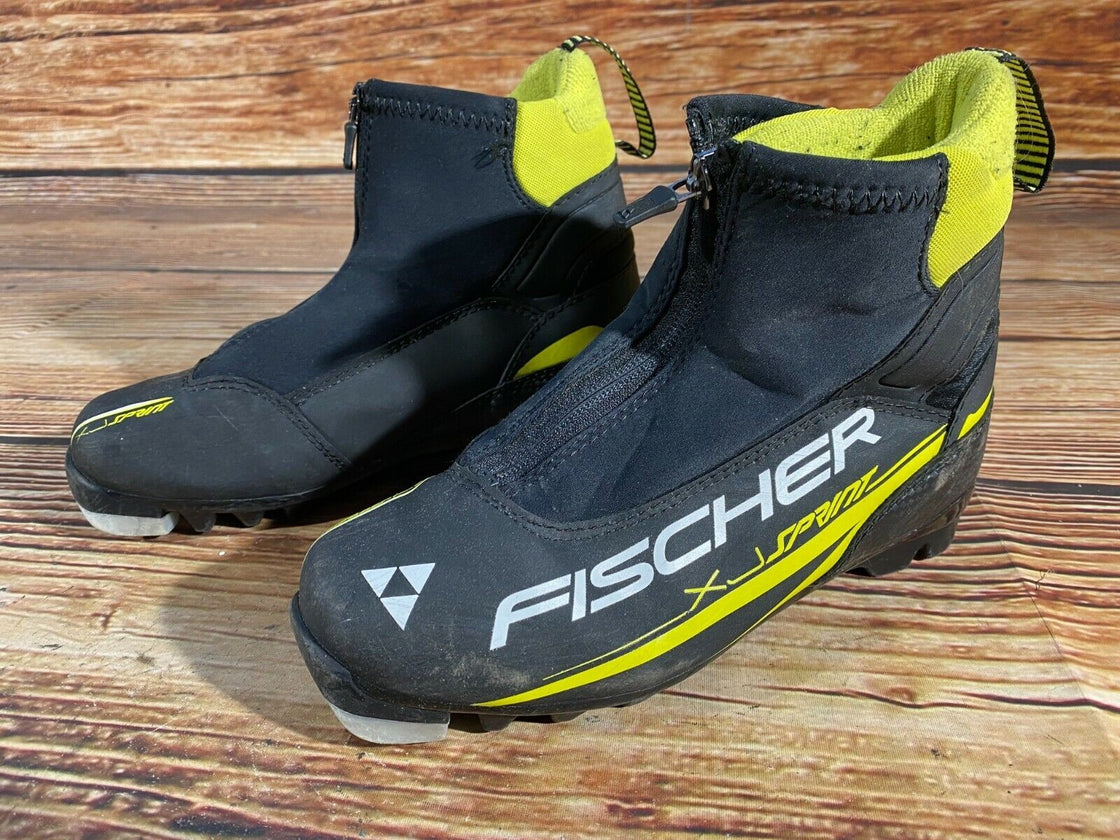 Fischer XJ Sprint Classic Nordic Cross Country Ski Boots Size EU37 US5 NNN 1288