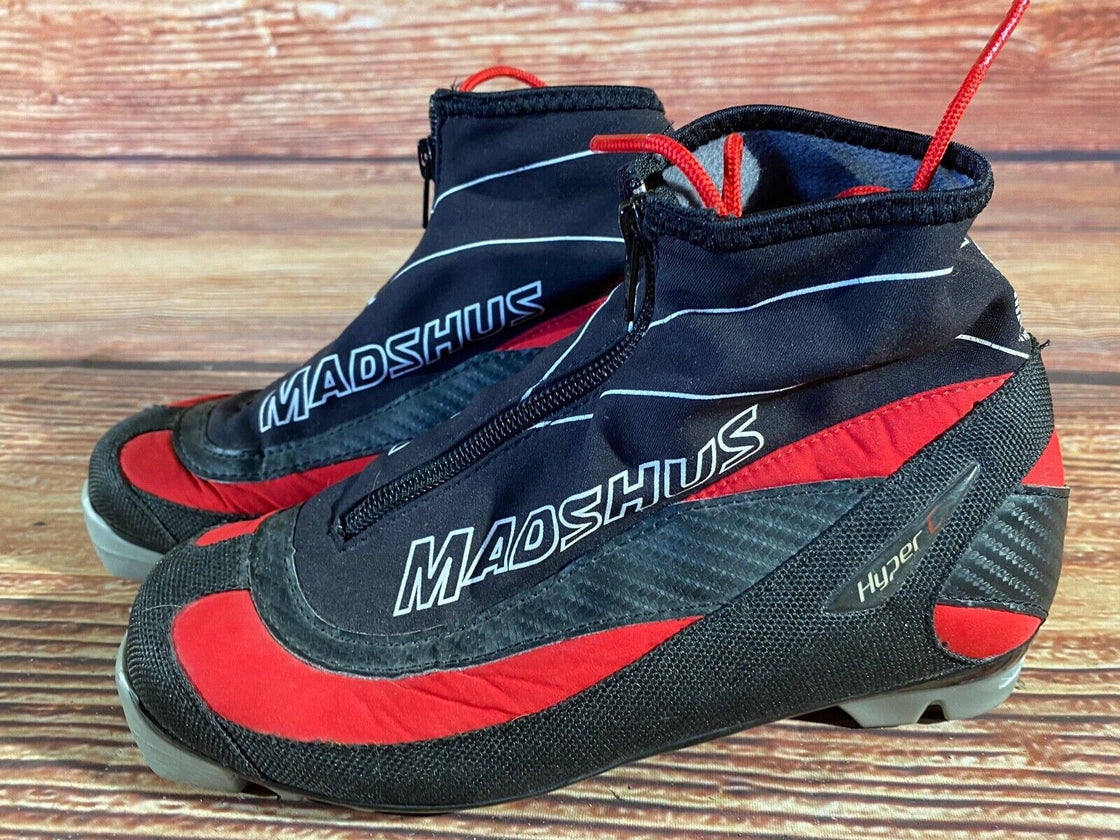 Madshus Hyper C Nordic Cross Country Ski Boots Size EU38 US5.5 for NNN 1986