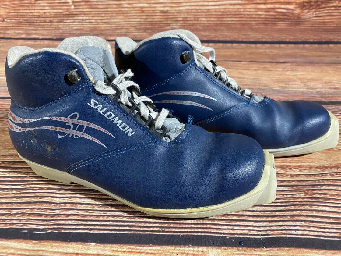 Salomon Nordic Cross Country Ski Boots Size EU41 US7.5 SNS Profil 2172