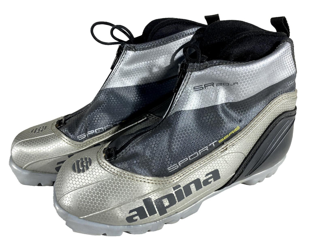 Alpina SR20jr Nordic Cross Country Ski Boots Size EU37 US5.5 for NNN 639