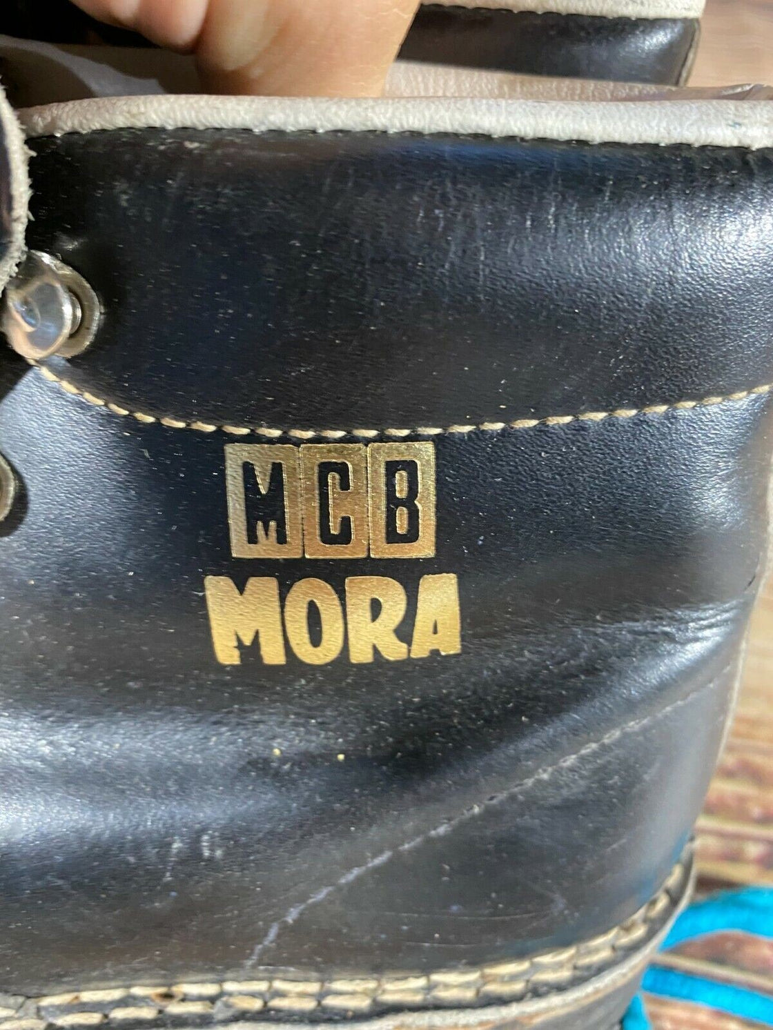 MSB MORA Vintage Cross Country Ski Boots Kandahar Cable Bindings EU39 US6.5 KL3