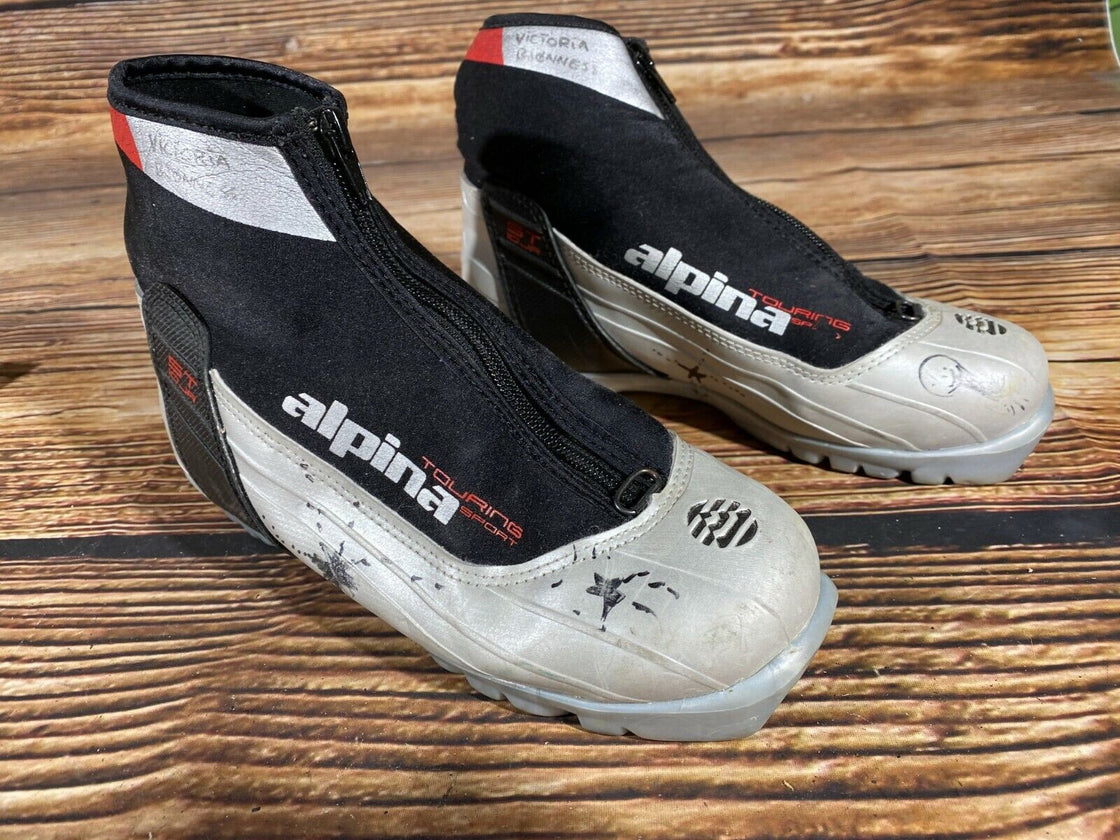 Alpina ST10 JR Nordic Cross Country Ski Boots Size EU36 US4.5 NNN 2876