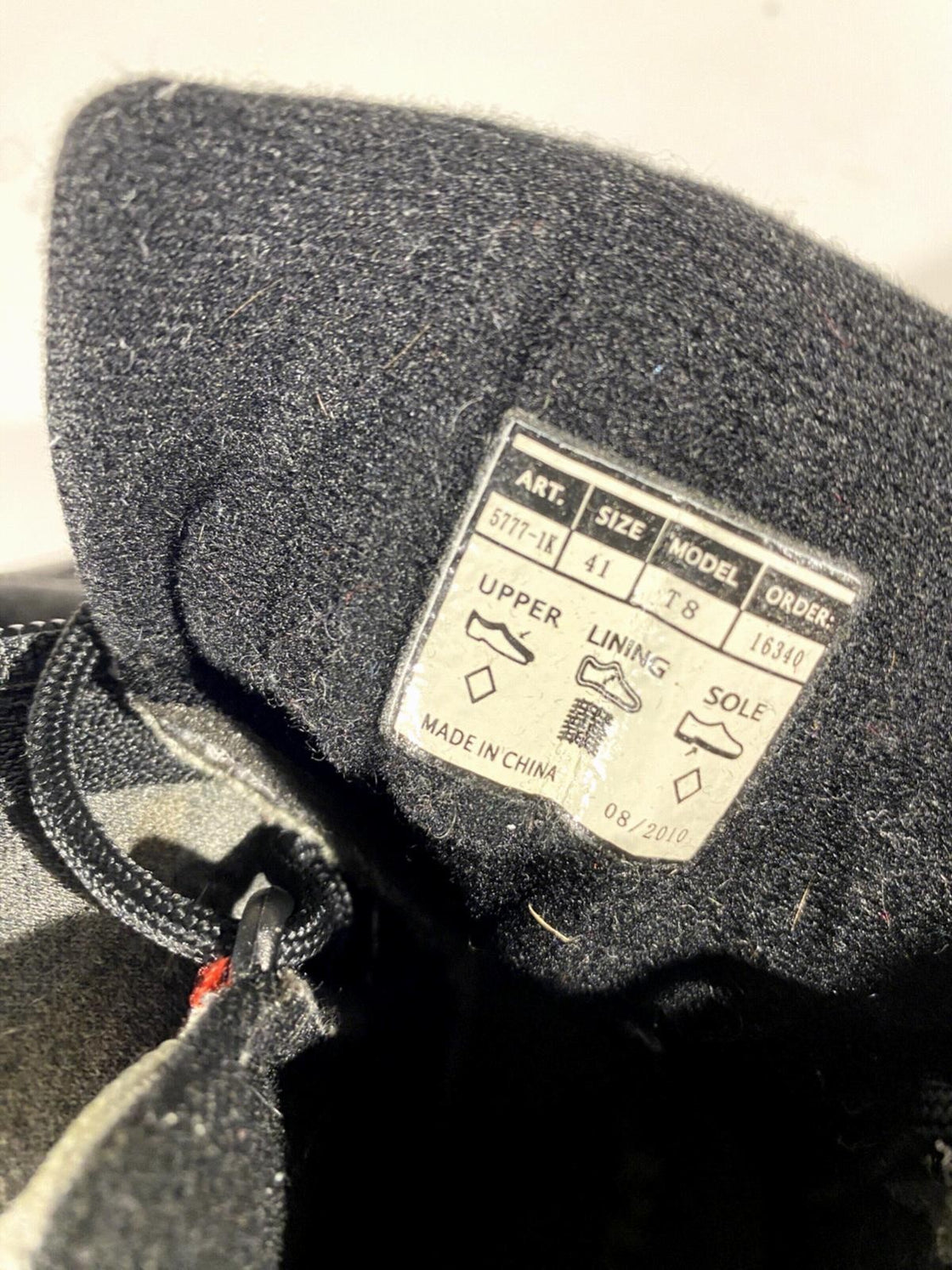 Alpina Touring Nordic Cross Country Ski Boots Size EU41 US8 for NNN 3042