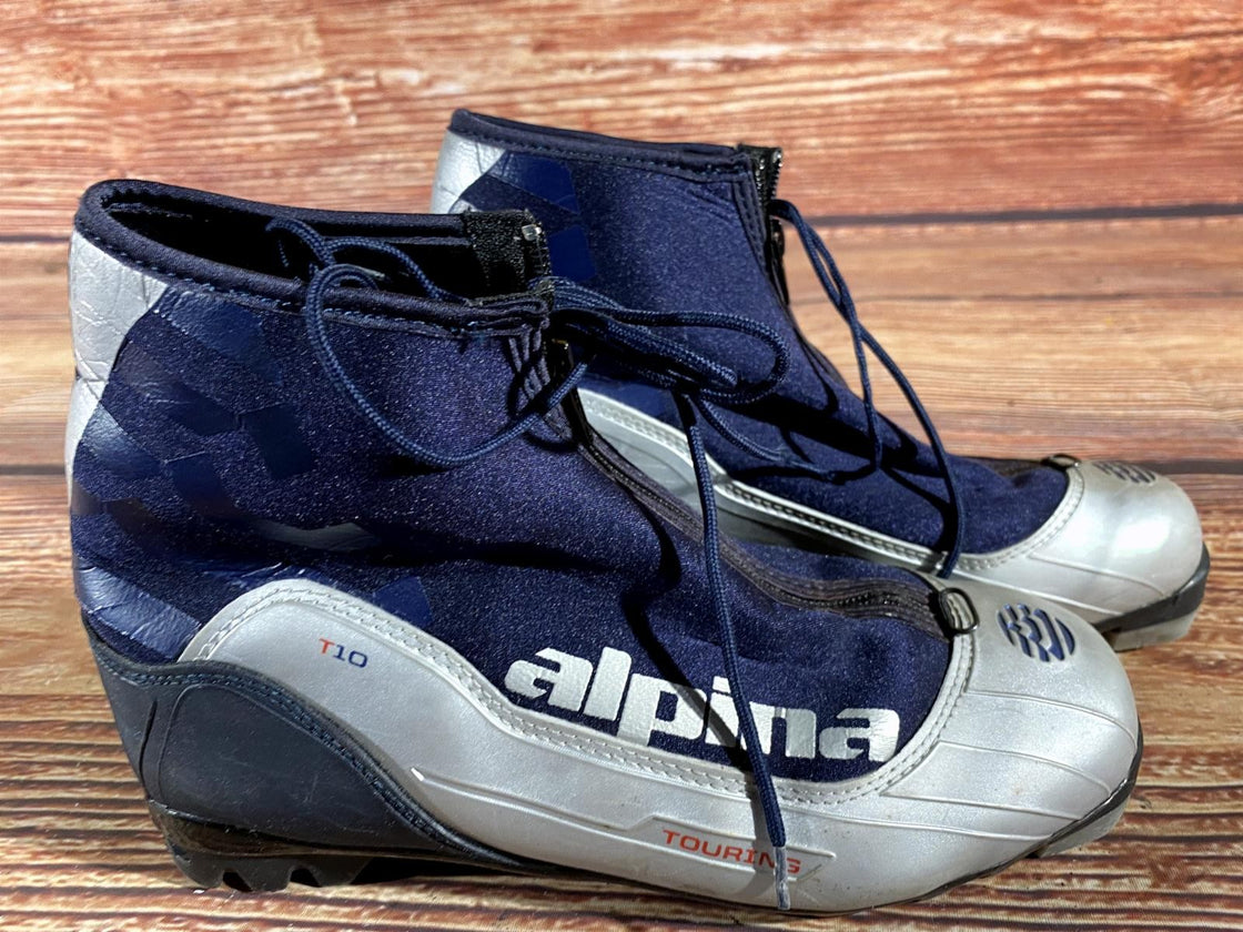 Alpina T10 Nordic Cross Country Ski Boots Size EU41 US8 for NNN 941