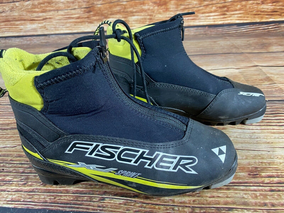 Fischer XJ Sprint Nordic Cross Country Ski Boots Size EU37 US5 NNN 1199