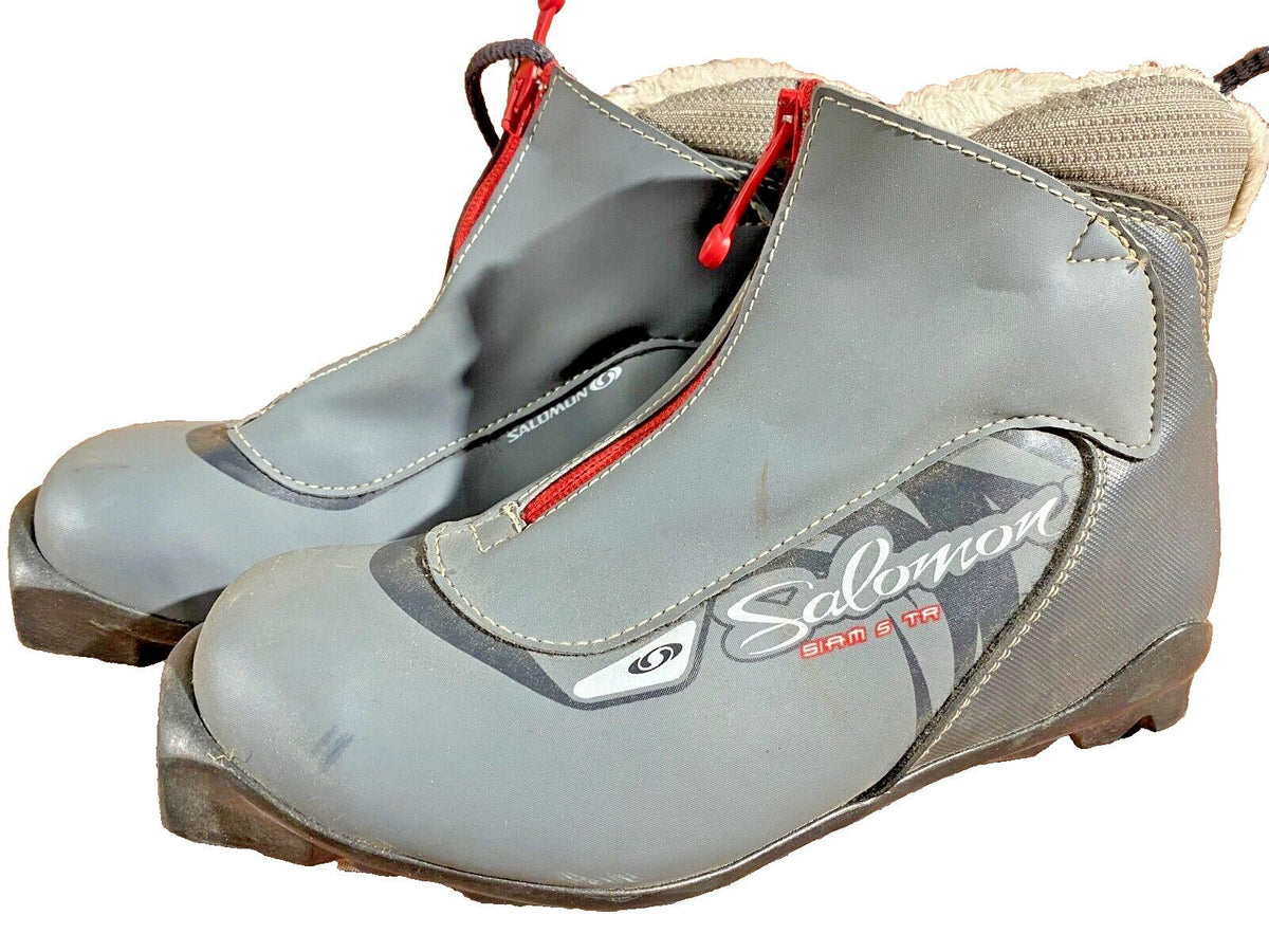 cross country ski boots for salomon bindings Cross-Country Touring Set With Nordic Rocks Step-In A slightly wider anatomical construction and quickLACE secure foothold and facilitate adjustment Salomon Cross Country Ski Boots