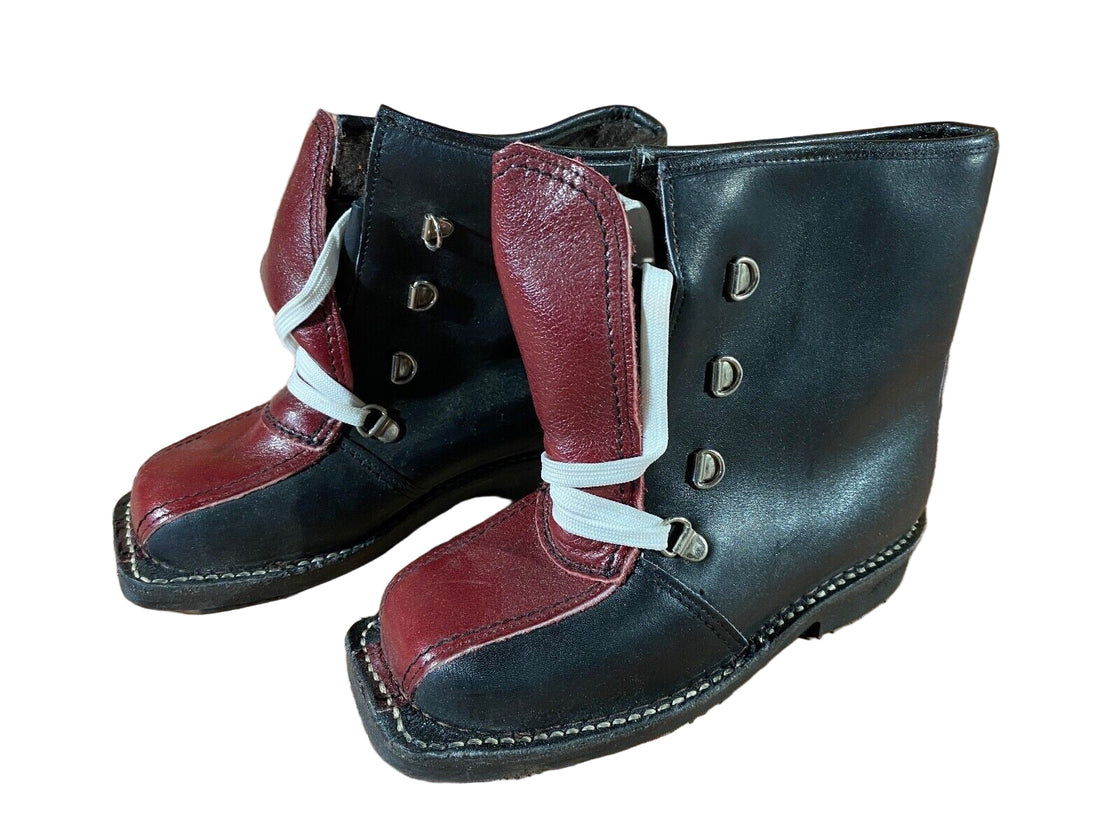 Kids Vintage Cross Country Ski Boot for Kandahar Old Cable Binding EU30 KL60