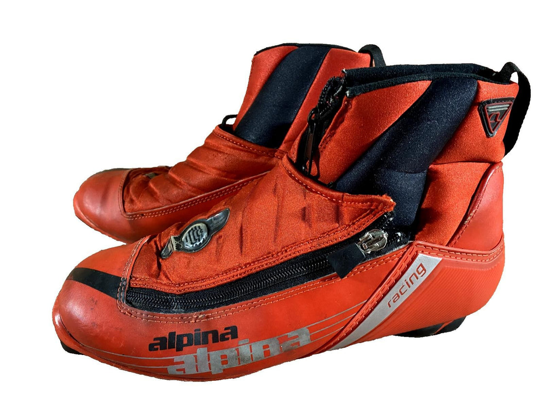 Alpina CL Racing Nordic Cross Country Ski Boots Size EU42 US9 NNN bindings 2850