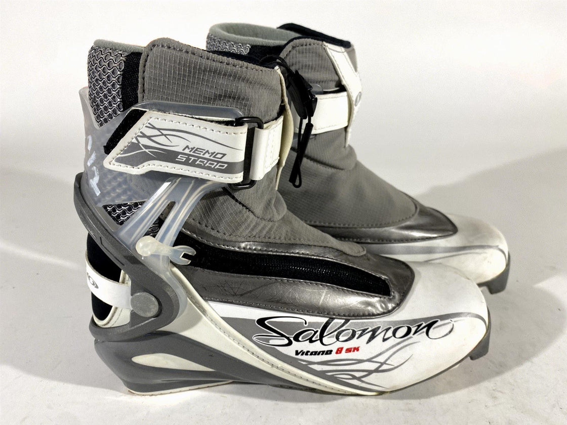 SALOMON Vitane Skate 8 Cross Country Ski Boots EU37 1/3 US6 for SNS Pilot 2330