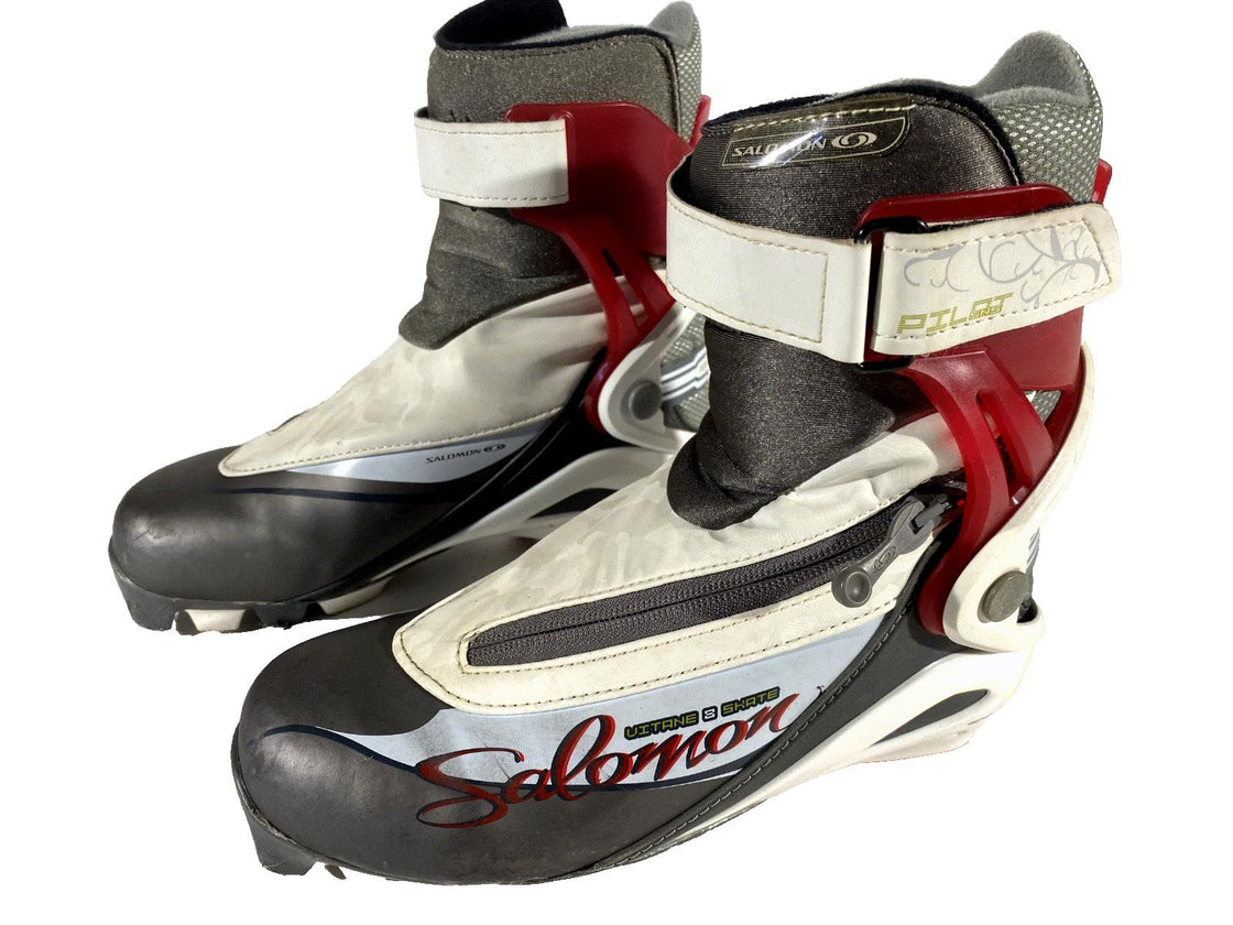 SALOMON Vitane Skate 8 Cross Country Ski Boots Size EU36 US6 for SNS Pilot 2044