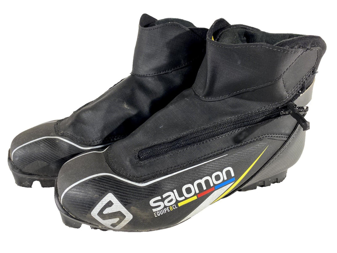 SALOMON Equipe Nordic Cross Country Ski Boots Size EU39 1/3 US6.5 SNS Pilot 2139