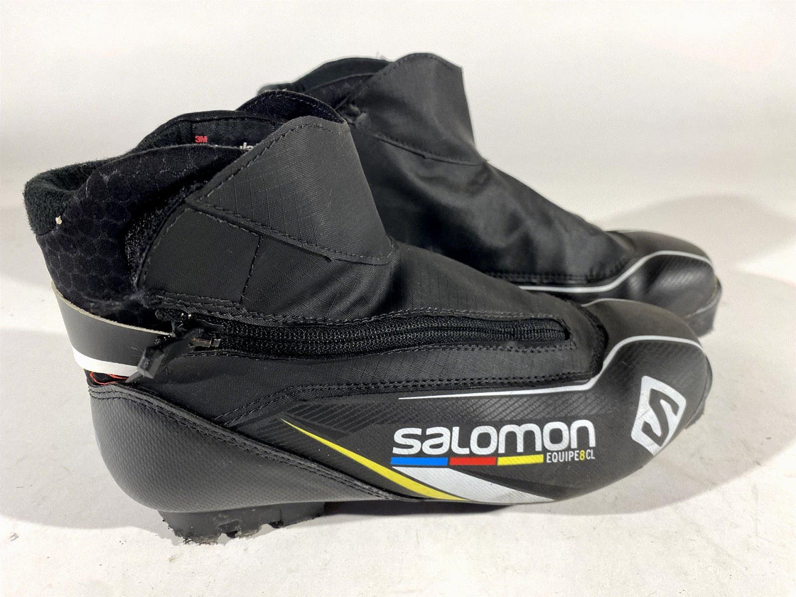 SALOMON Equipe Nordic Cross Country Ski Boots Size EU39 1/3 US6.5 SNS Pilot 2139