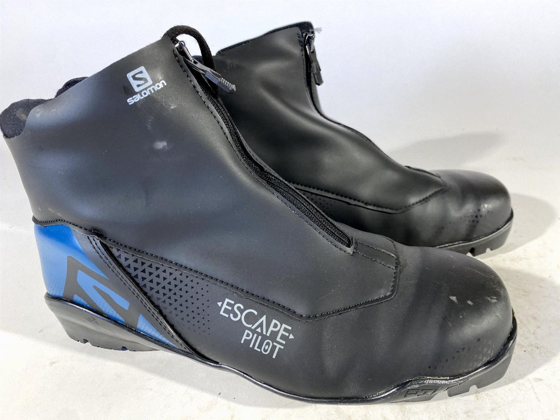 SALOMON Escape Nordic Cross Country Ski Boots Size EU43 1/3 US9.5 SNS Pilot 2194