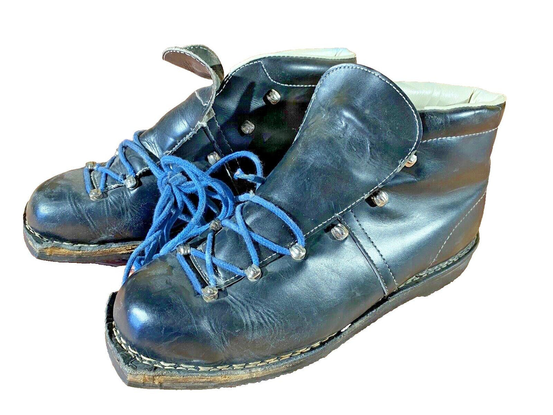 GARMISCH Vintage Cross Country Ski Boots Kandahar Cable Bindings EU42 US9 KL50